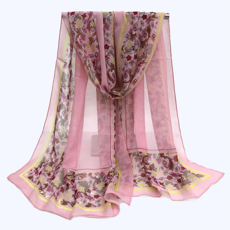 Шифоновая шаль шарф шали для женщин большие зимние шарфы накидка хиджаб женская