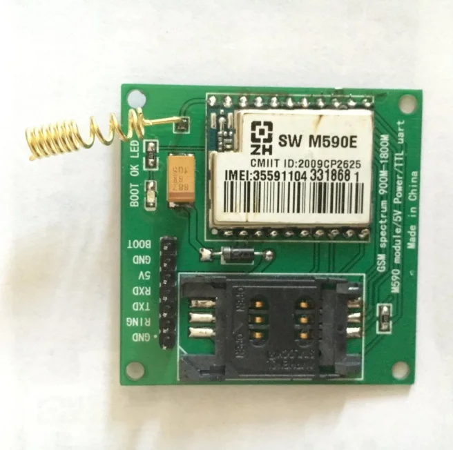 Weikedz DIY комплект SIM900 модуль GSM GPRS 900 1800 МГц короткие сообщения сервис SMS neoway m590