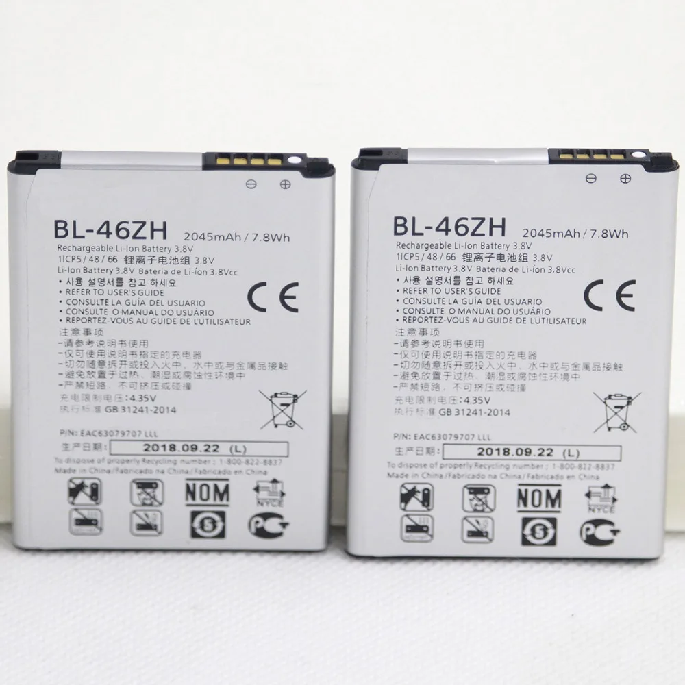 2XPhone Батарея BL 46ZH 2045 мА/ч для LG K7 K8 K89 LS675 M1 M1V MS330 US375 X210 AS330 K332 K350N K371 BL46ZH мобильный