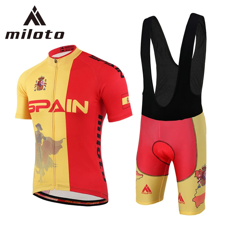 Miloto Pro Джерси велосипедные шорты Наборы для мужчин Мужская Дышащая MTB велосипед