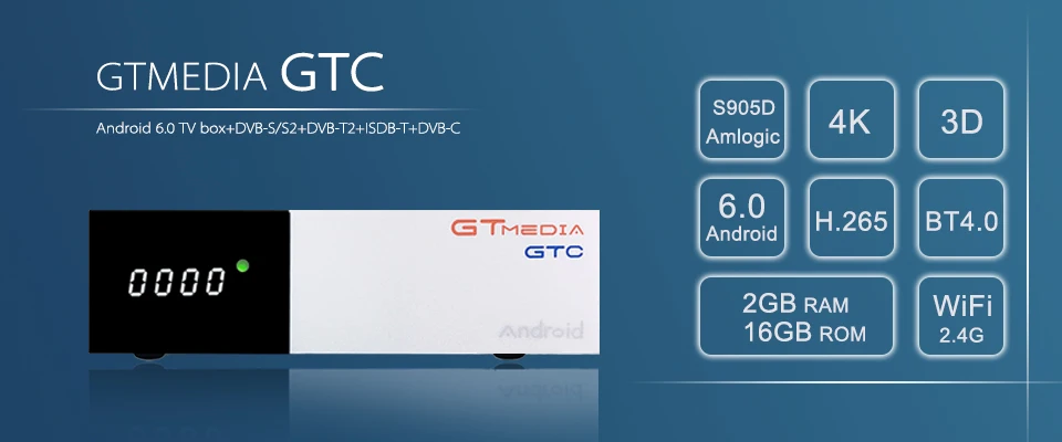 GTMEDIA GTS 4K Android ТВ приставка рецептор DVB-S2 Bluetooth спутниковый ресивер Поддержка Cccam IP tv m3u ТВ приставка PK freesat v8 nova