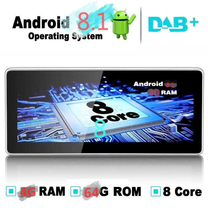 10 25 дюймовый Octa Core 64G 4G RAM Android 8 GPS навигация для Audi A4L A5 Q5 2012 2013 2014 2015 2016 2017 с BT