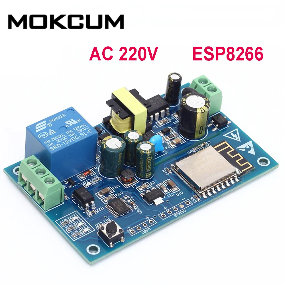 AC 220V ESP8266 WIFI релейный переключатель пульт дистанционного управления Умный дом IOT