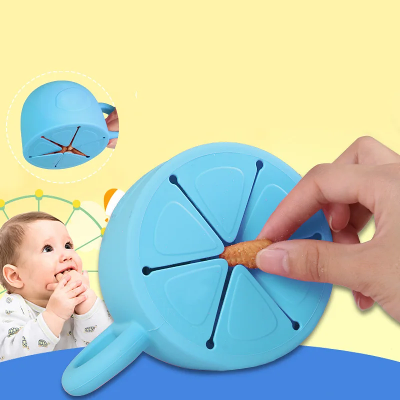 Детская миска для еды силиконовая чашка обучения ребенка посуда кормления