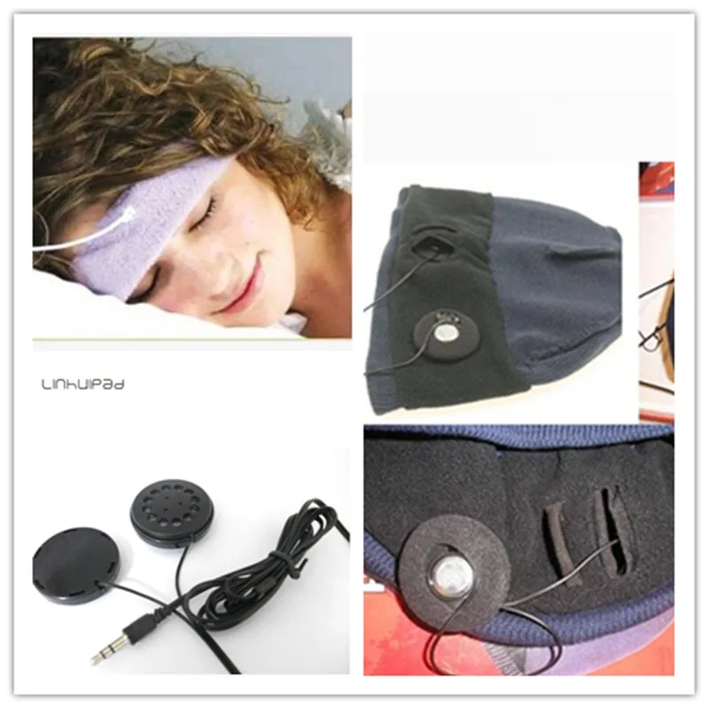 Linhuipad Stereo Pillow Speakers Headphone Flat Heaband Earbud Earphones for Pillows hats caps Headbands 100 pcs / lot | Электроника
