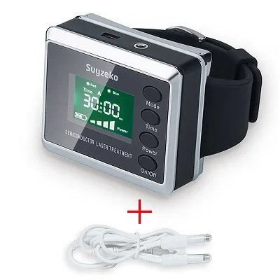 watch nasal laser 650 нм низкоуровневый лазер для фотбиомодуляции терапия лечение гипертонии лазерные часы - Цвет: watch nasal laser