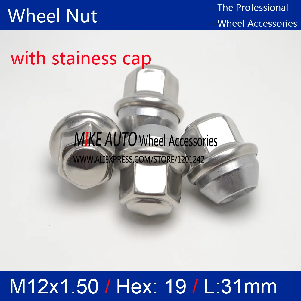 1 шт. 19 мм M12 x 5 гайки liga open wheel para FIESTA для ford FOCUS Turnier KA MONDEO C MAX KUGA sonda|m12 1.5|nuts 1.5nut m12 1.5 |