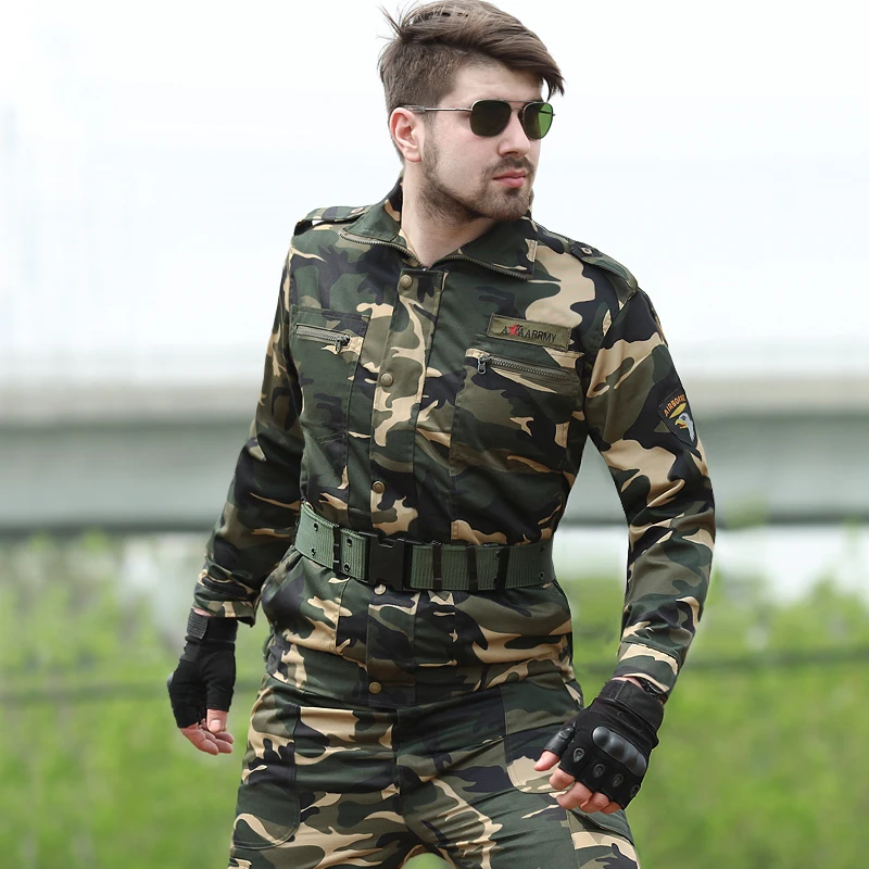 Открытый Спорт Uniforme военный 101 Airborne Тактические Униформа Армейский зеленый