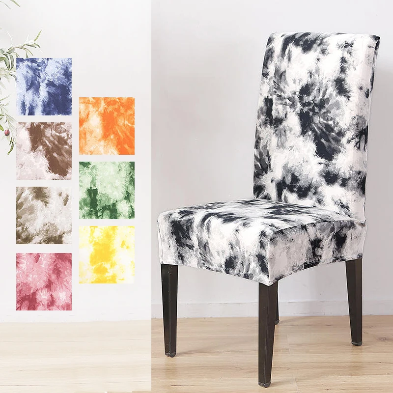 Универсальные чехлы на стулья для столовой эластичный чехол из спандекса с