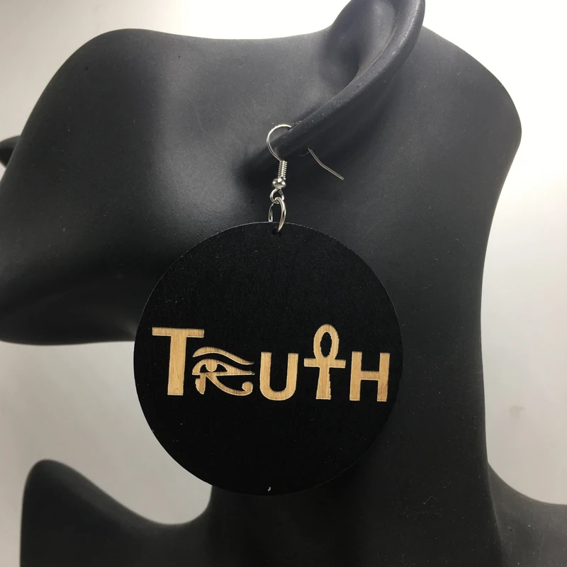 Бесплатная Доставка! Деревянные серьги Agyptian symbol Ankh|wooden earrings|earrings free shippingwood ankh