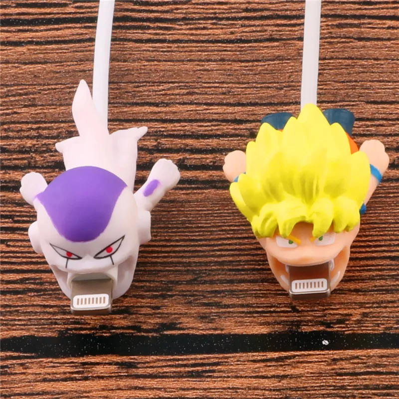 SIANCS мультфильм Драконий жемчуг кукла протектор кабеля проволока Сон Гоку Фриза