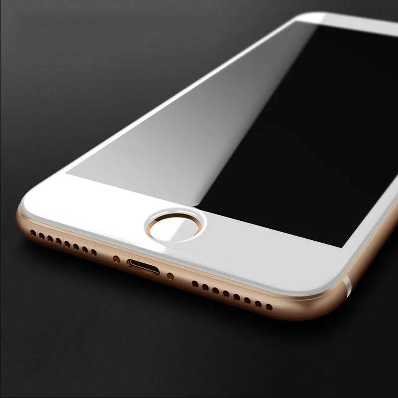Золотая Орхидея, Защита экрана для iPhone 6, 6 S, X, закаленное стекло, край 0,26 мм, защитное стекло, пленка для iPhone 7, 7 Plus, 5, 5S, 8 Plus