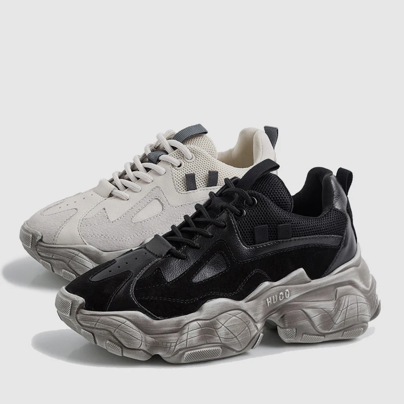 Ins/популярные повседневные кроссовки для девочек удобные из натуральной кожи