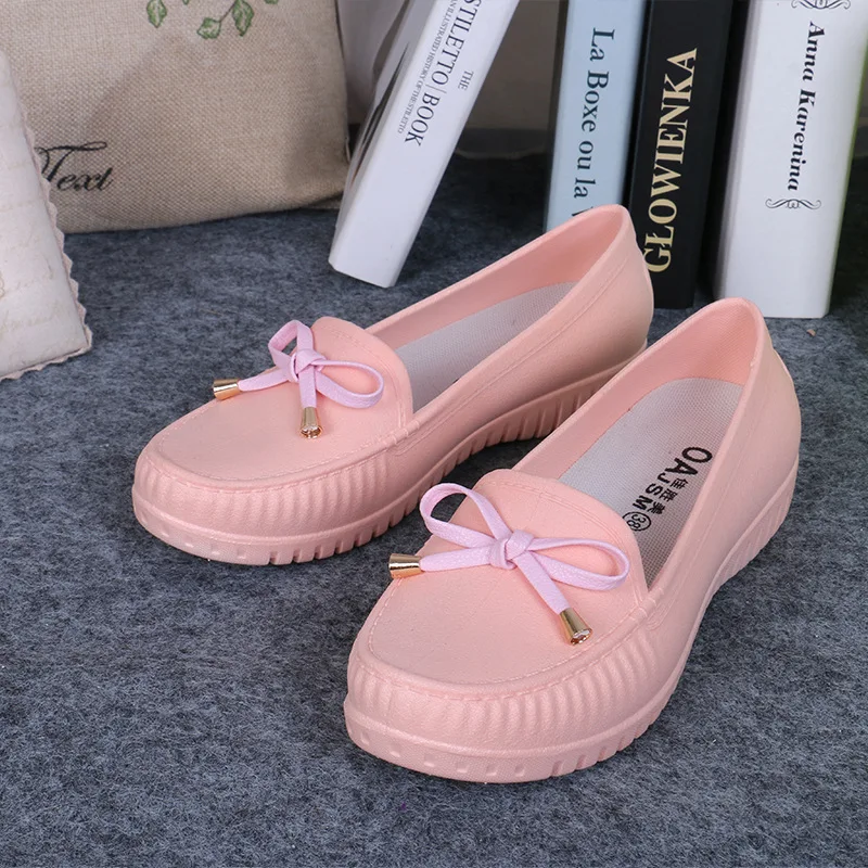Solid White Plastic Women Shoes Soft Bottom Comfortable Casual Flat Platform Nurse Plus Size Leisure Sneakers Flats | Обувь