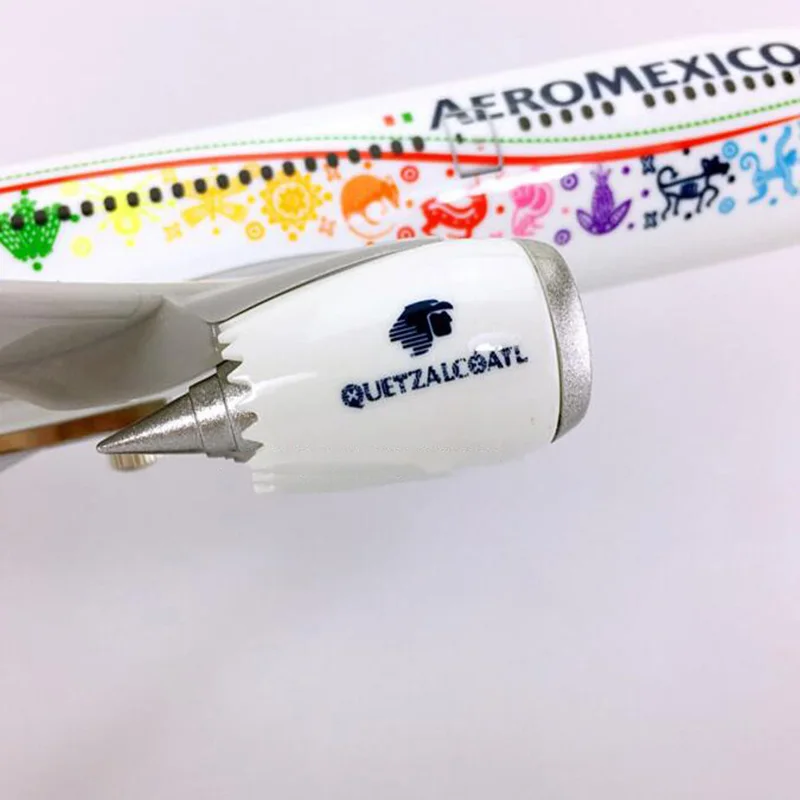 36 см 1:150 весы Boeing B787-800 модель aeroexico Airlines с базой Airbus металлический сплав самолет Коллекционная модель дисплея