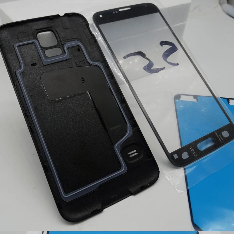 Original Housing Battery Back Cover for Samsung Galaxy S5 i9600 Replacement Door Case Ultra thin with silicone layer | Мобильные