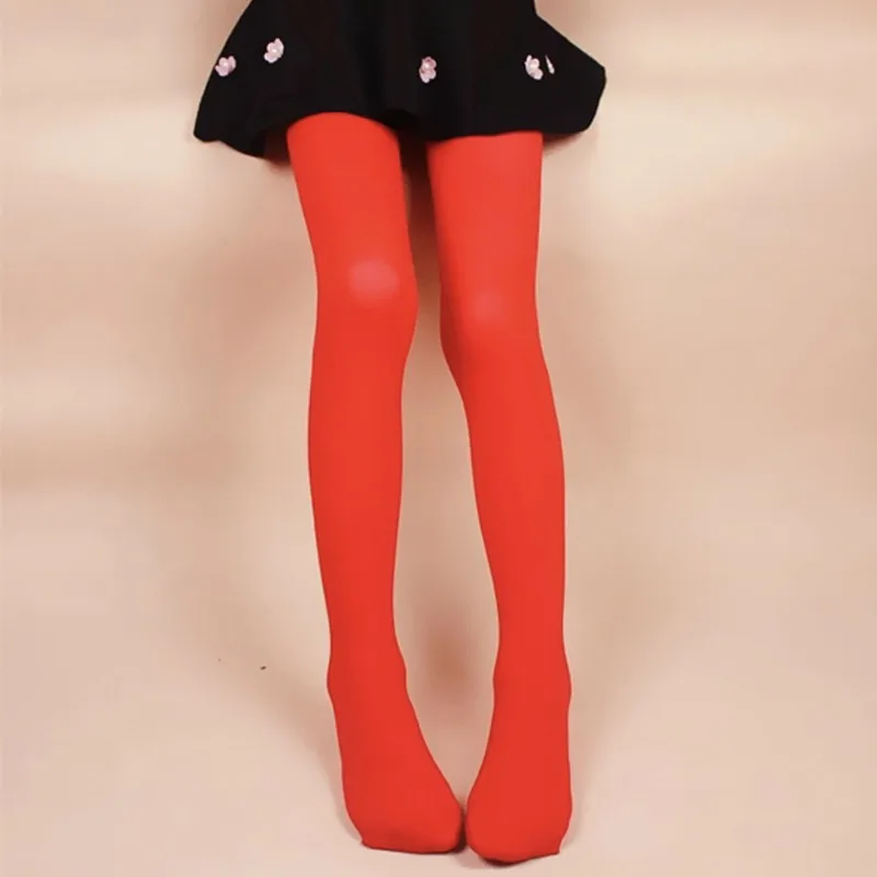 red 50 пар/лот; Muiti-colors; колготки для девочек; Новинка; милые колготки с героями мультфильмов для детей; мягкие бархатные детские колготки принцессы - Цвет: red