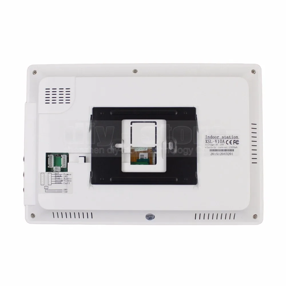 DIYSECUR 10 дюймов видеодомофон дверной звонок домашняя система безопасности RFID