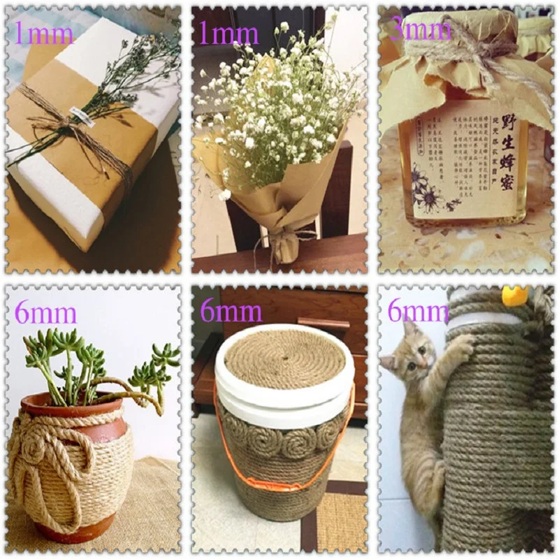 DIY 4/6/8 мм сизалевая веревка для игровой комплекс кошек лазания котят рамка