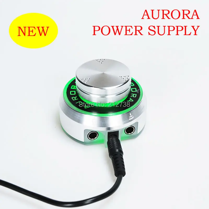 New Aurora Tattoo Machine Power Supply Professional Digital AURORA LCD for All Coil&ampRotary Accessories Black or Sliver-C0 | Красота и