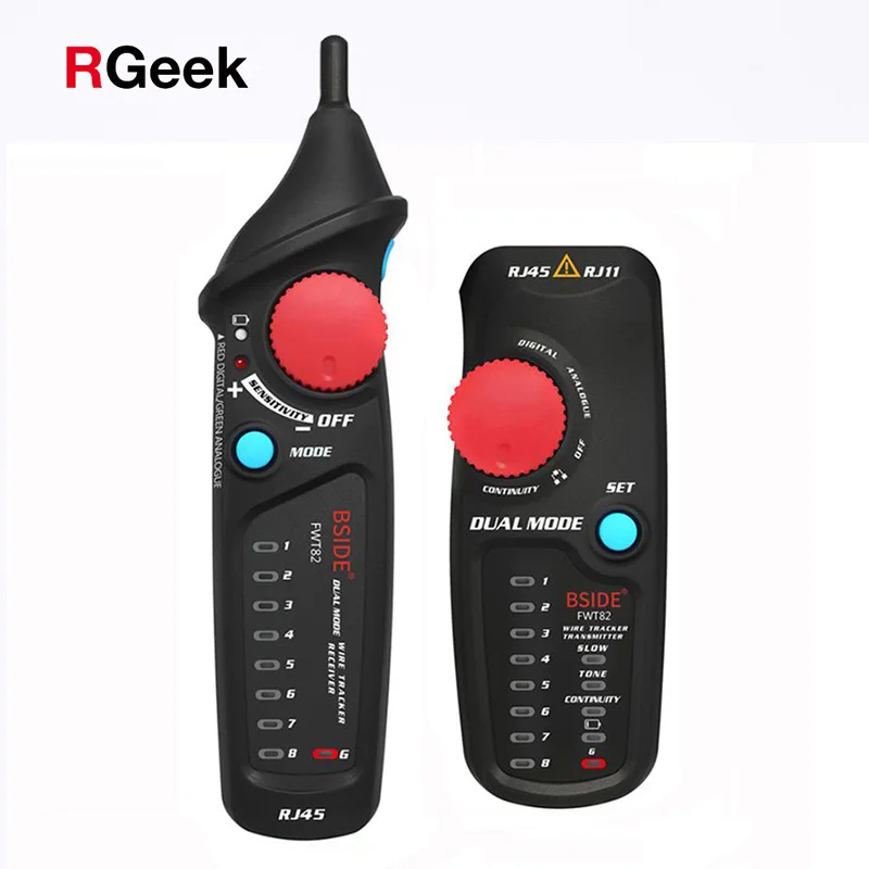 FWT82 RJ11 RJ45 Cat5 Cat6 телефонный провод трекер Tracer тонер Ethernet LAN Сетевой кабель тестер детектор линия Finder
