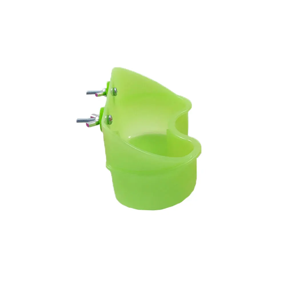 Bird Bowl Feeding Food Water Fixable Cup Holder Parrot Pigeon Cage Feeder Tool | Дом и сад