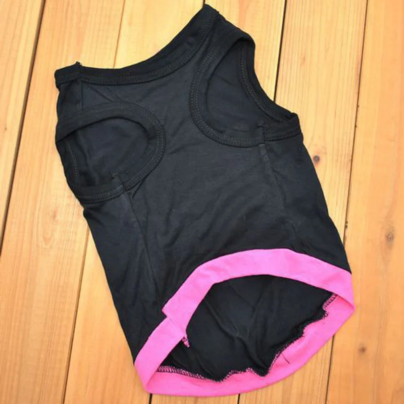 Собаки правило кошки дрол буквы печать собака жилет рубашка ярко розовый