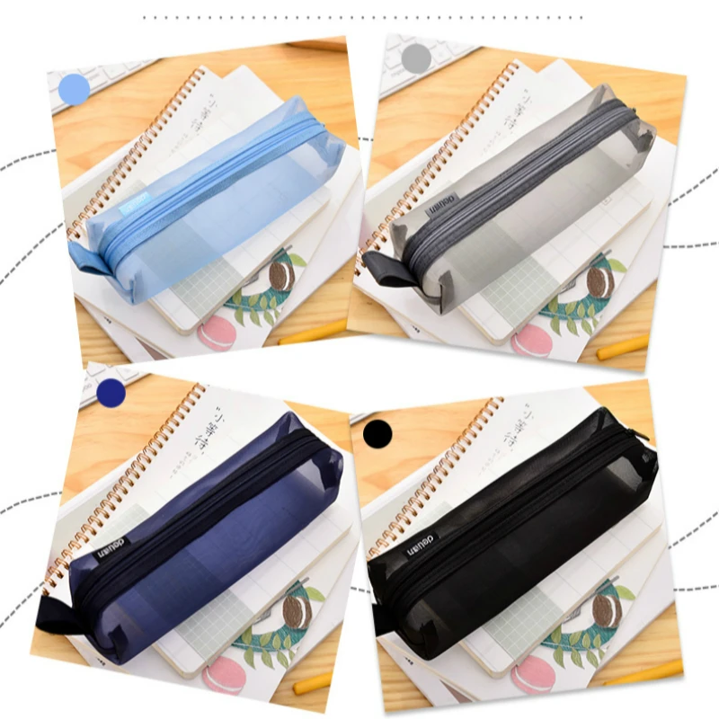 

Deli Pencil Bag Fashion Grenadine Pen Bag for Student Large Capacity Estuche Escolar Stationery Bag Pencil Pouch School Supplies
