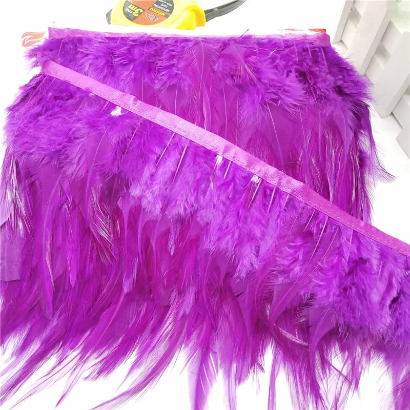 High quality 10 yards Royal blue Turkish feather ribbon decoration 4-6 inches/10-15 cm wide clothing accessories | Дом и сад