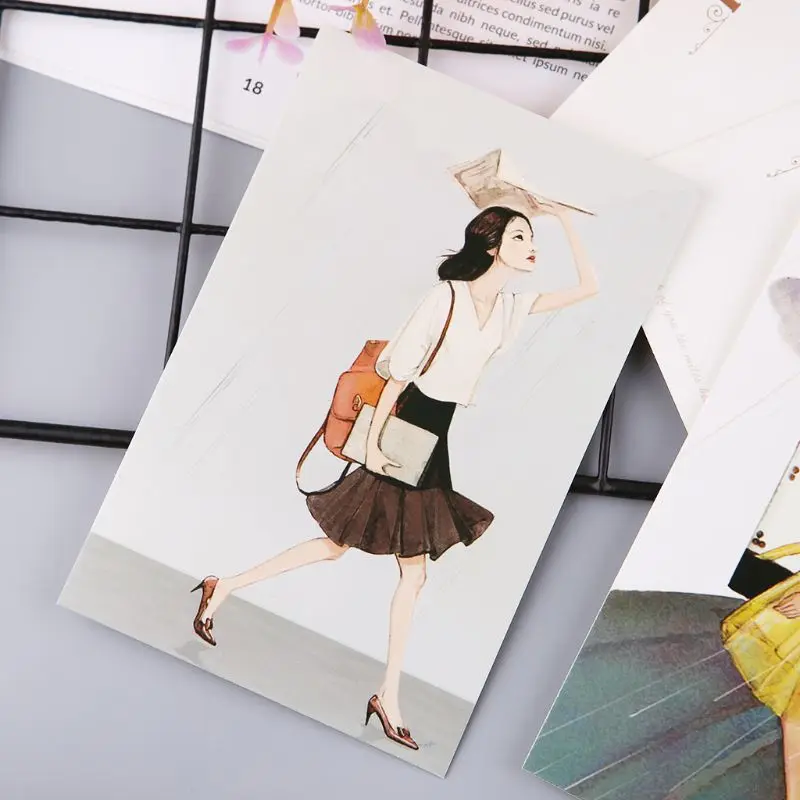 30 листов Happyness картины ретро винтажная открытка Рождественский подарок карта