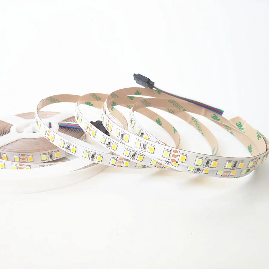 5 м 2835 SMD RGB светильник/120 светодиодов/м S образная Светодиодная лента e теплый белый