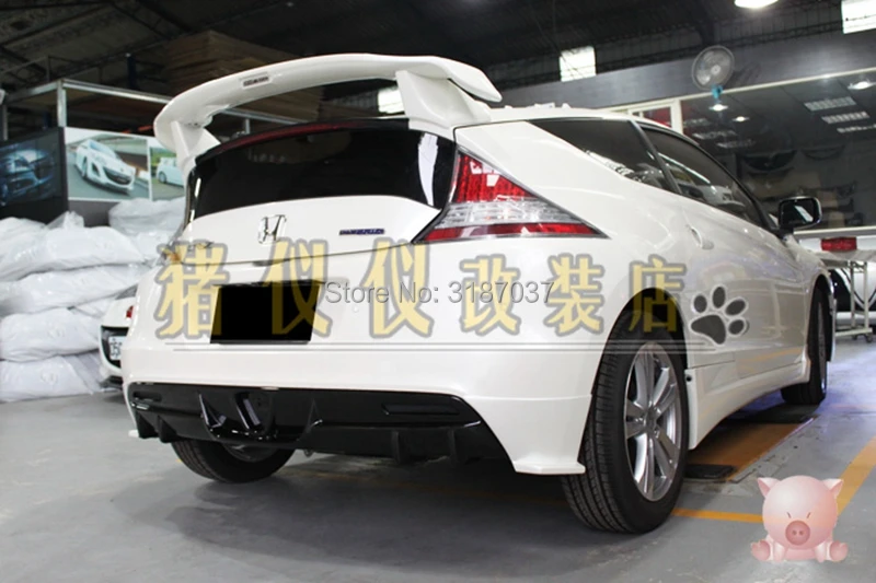 Для Honda CRZ CR Z 2012 2015 MUGE style ABS Plastic задний спойлер на крыло крышу багажник крышка
