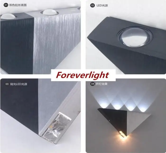 구매 5 개/몫 5 W Led 벽 램프 Sconces 미러 램프 백라이트 장식 빛 색상 에너지 절약 램프 바 Ktv 룸 앉아 룸