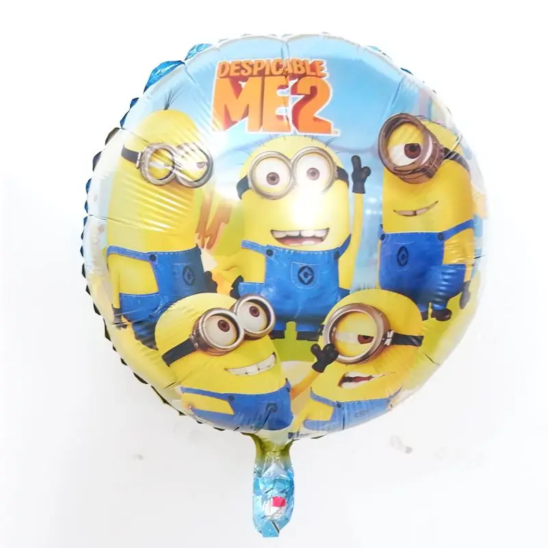 Balloons 1pcs 6 шт./компл. забавные принадлежности для вечеринки с миньонами конфетная Коробка Чехол Подарочная коробка для дня рождения пользу аксессуар для дня рождения с принтом «Миньоны» вечерние украшения - Цвет: Balloons 1pcs