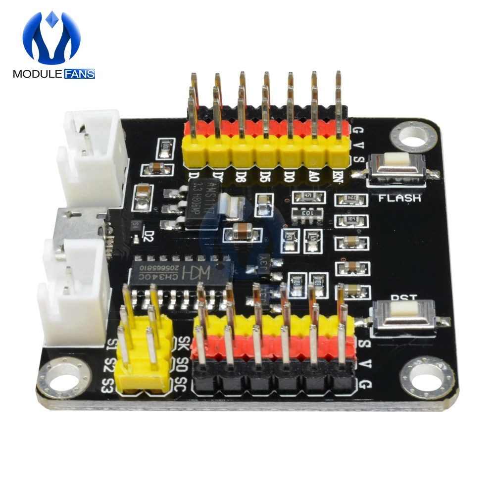 Беспроводная смарт-плата ESP8266 для Arduino NodeMCU Micro USB | Электронные компоненты и