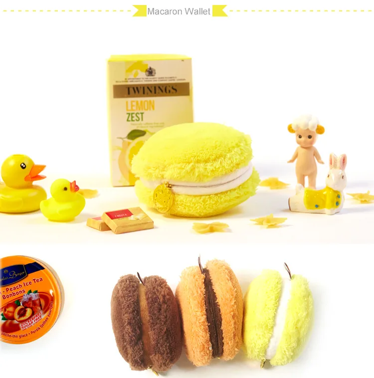 Французский Macarons красочные конфеты цвет творческой кошелек для монет/брелок