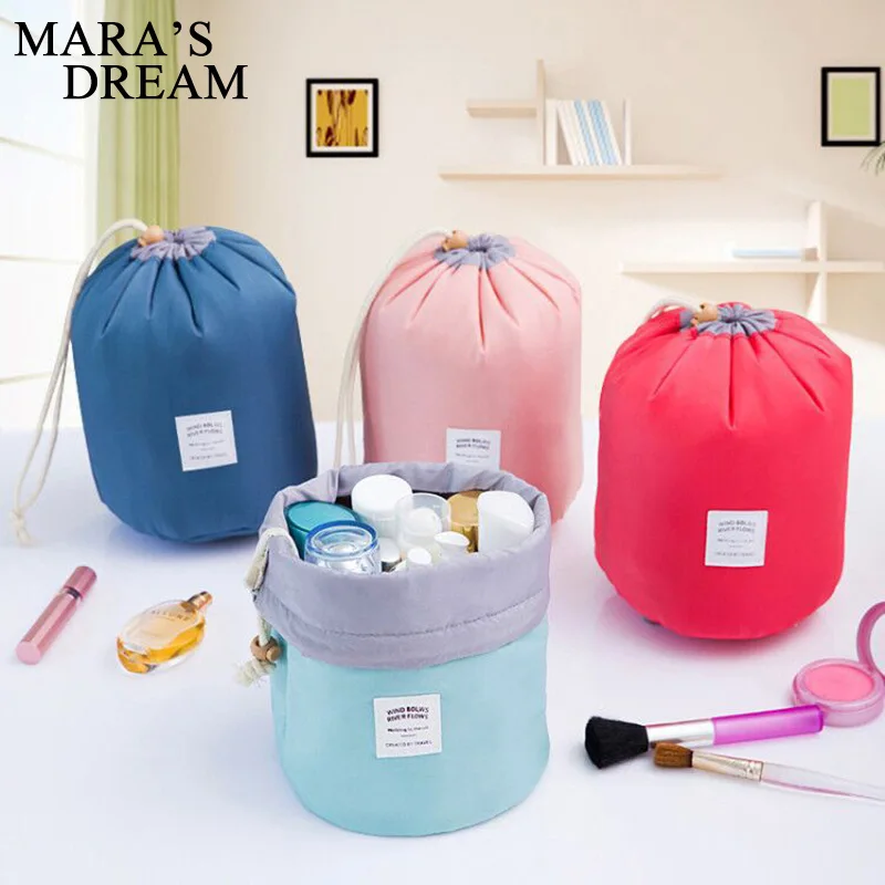 Maras Dream косметичка в форме бочки для путешествий нейлоновая сумка косметики