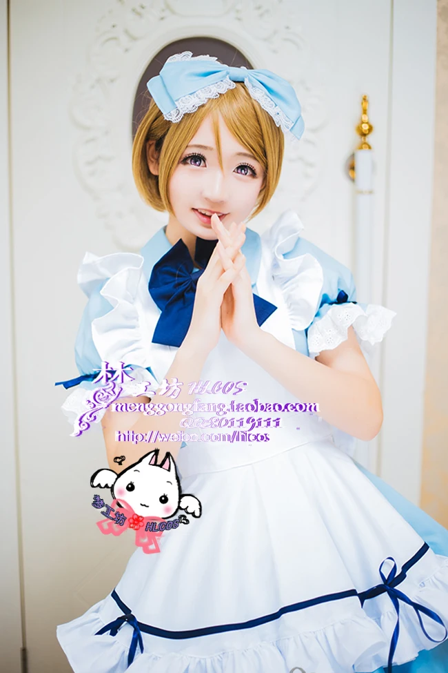 Новое поступление! Платье горничной Koizumi Hanayo необычное платье костюмы для женщин