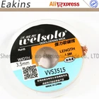 Бесплатная доставка, 5 шт.лот, оплетка для демонтажа BGA, фитиль для пайки WELSOLO WS3515, принадлежности для поглощения излишков припоя