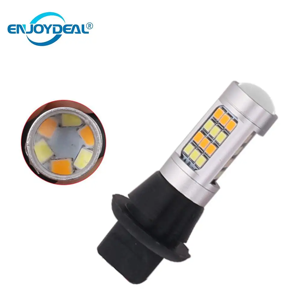 2 шт. 1156/7440 2835SMD 42 светодиодная двухцветная сигнальная лампа заднего хода DRL с