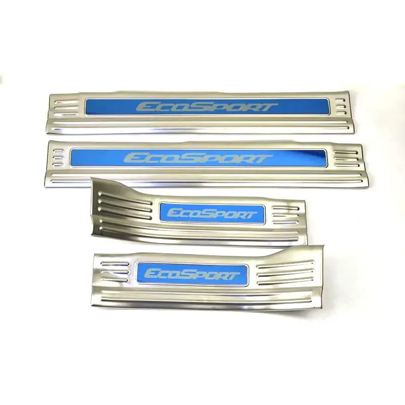 internal high quality stainless steel car Internal external Scuff Plate/Door Sill Door Sill for Ford Ecosport Car Styling - Цвет: internal