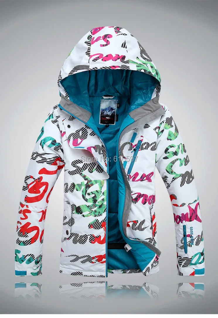 Hot sale Winter Outdoor sports Fashion Ski Coat High quality Waterproof Thickening Keep warm Women Jacket 030C Free shipping | Спорт и