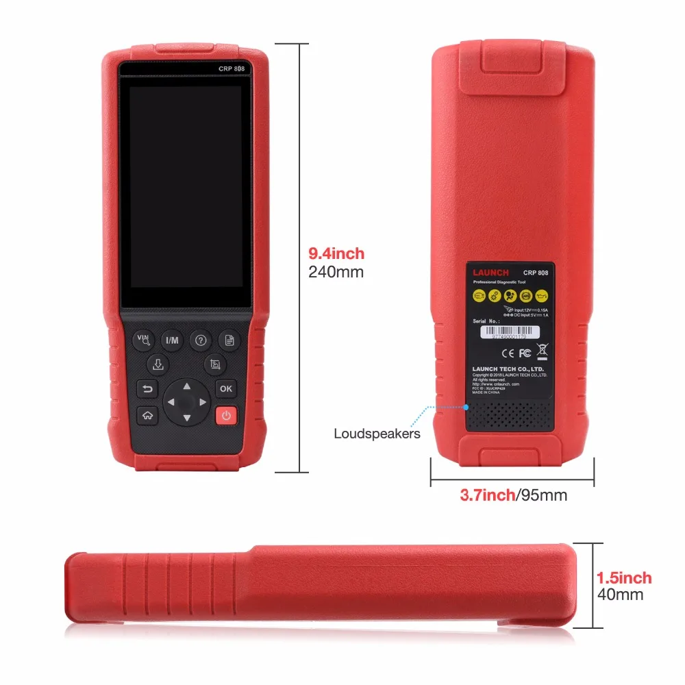 LAUNCH X431 CRP 808 полная система диагностики OBD сканер эксклюзивные настройки для большинства автомобилей заменены Easydiag 3,0