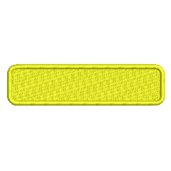 yellow 5 шт./лот нашивка с именем и именем на заказ, именная бирка с индивидуальным именем и номером, нашивка с вышивкой, именная бирка на заказ - Цвет: yellow