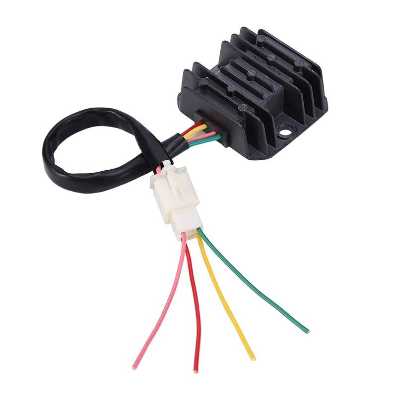 4-х проводный регулятор напряжения выпрямителя для мотоциклов, лодок, моторов Mercury, ATV, скутеров GY6 50 и 150cc, мопедов JCL NST TAOTAO.