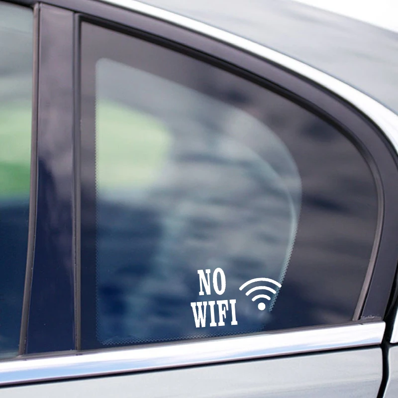 QYPF 15 см * 9 4 интересный без WiFi Графический декоративный автомобильный стикер
