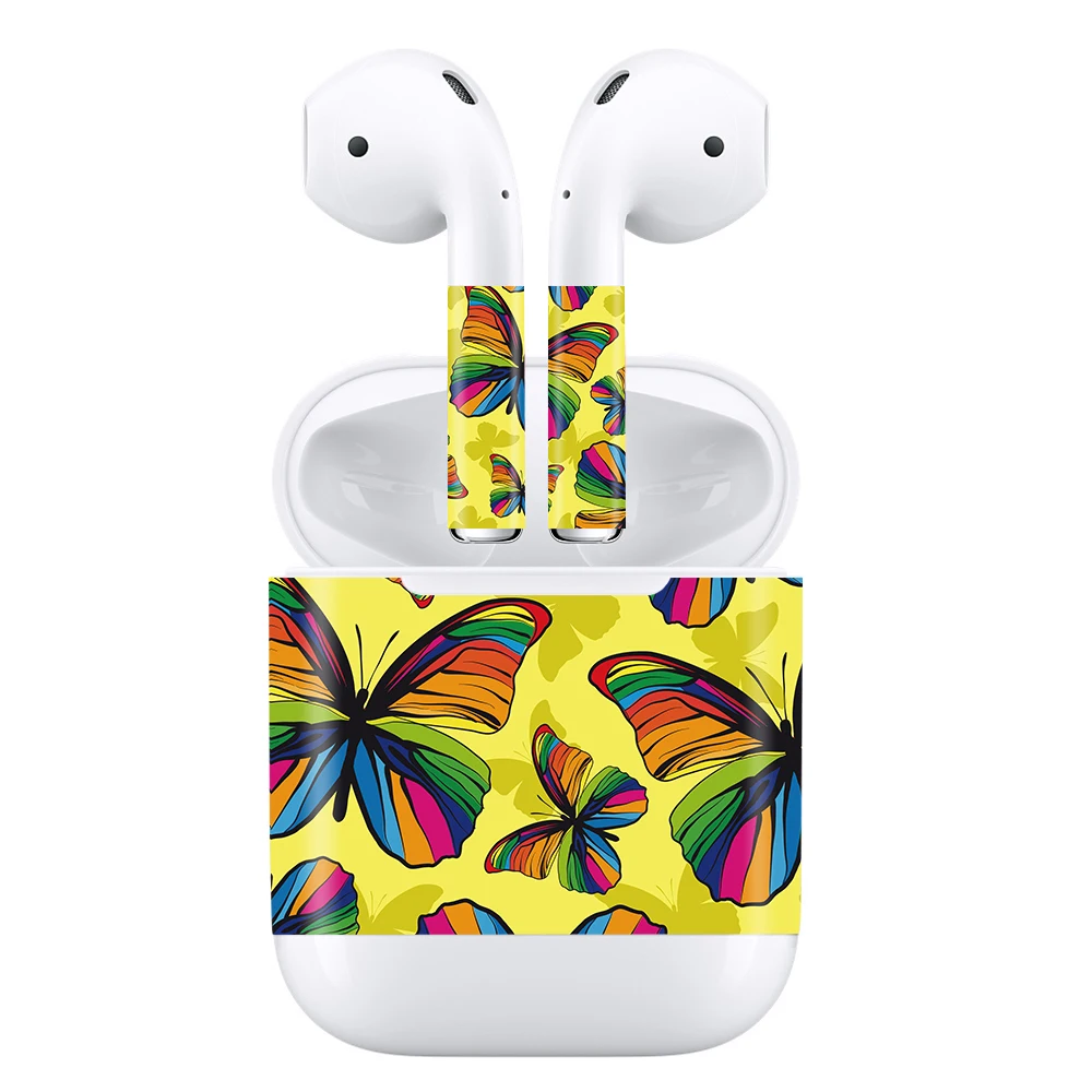 GOOYIYO 5 + 1 Набор DIY личностные наклейки 3m виниловая защитная кожа Totora для Apple Airpods