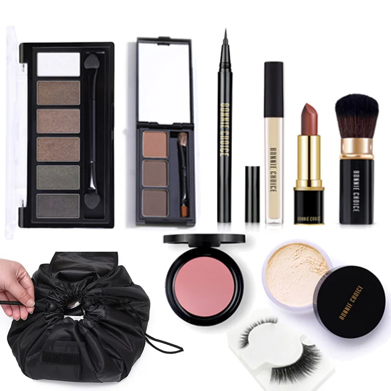 Set 6 Bonnie Choice набор для макияжа, палитра теней для век, ручка для бровей, карандаш для подводки глаз и помада для губ, набор косметики - Цвет: Set 6
