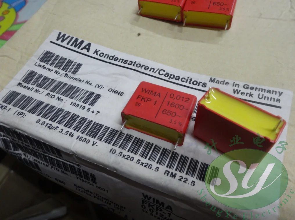 Горячая распродажа 10 шт/20 штук WIMA FKP1 0,012 мкФ/1600 V 12nf 123 Высокоточный 3.5% пленочный конденсатор аудио конденсатор