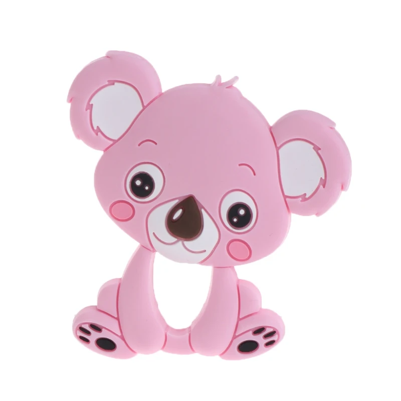 

Bear Baby Teethers Silicone Teething Toys Chew Charms Infants Bpa Free Diy Necklace Pendant